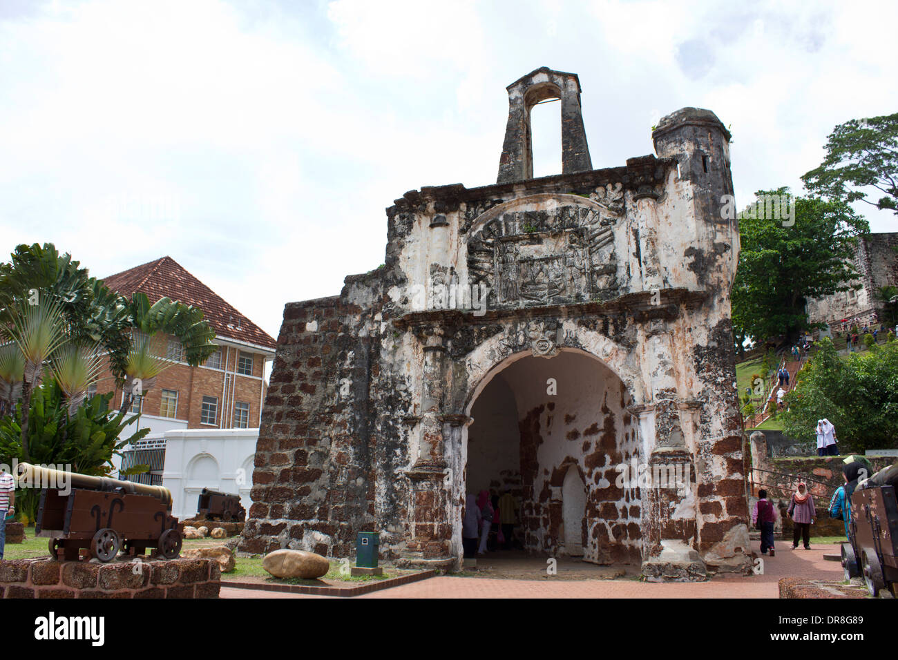 Porta de Santiago in Melaka, Malaysia Stockfoto
