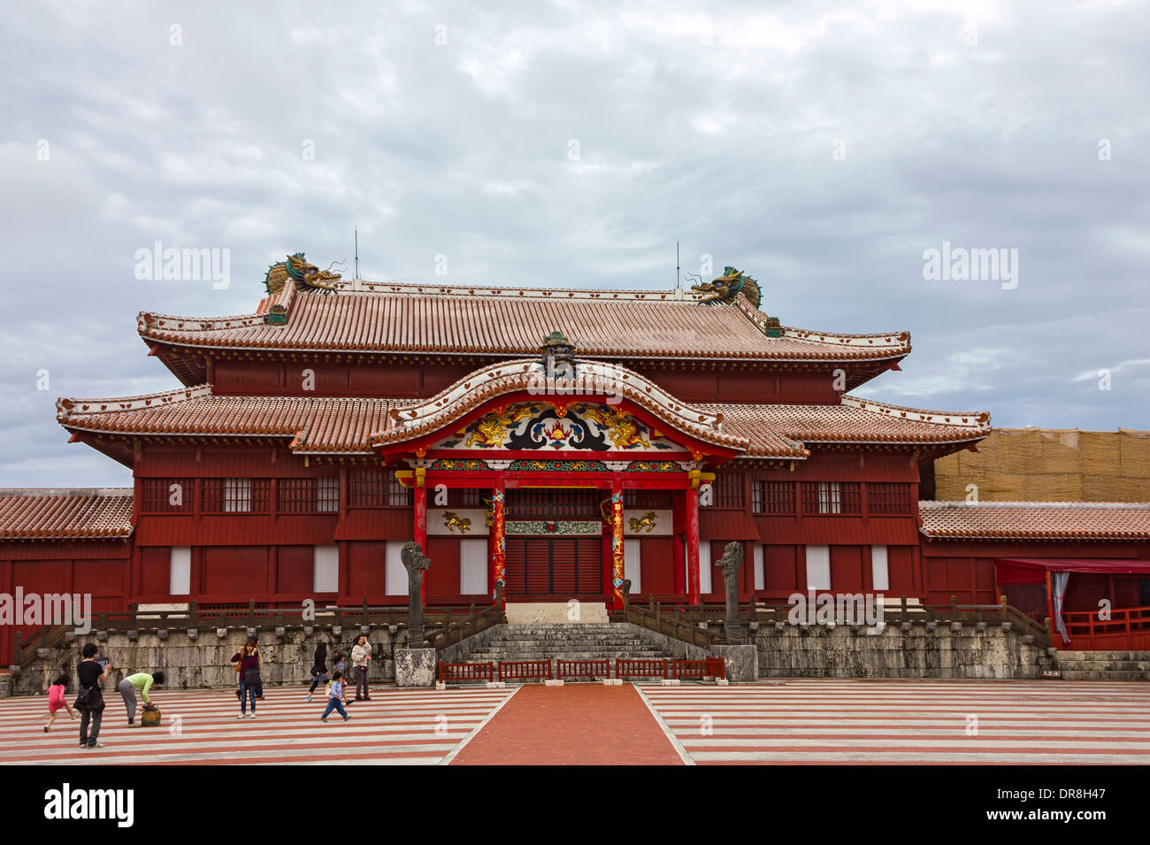 Schloss Shuri Seiden, Naha, Okinawa Präfektur, Japan. Stockfoto