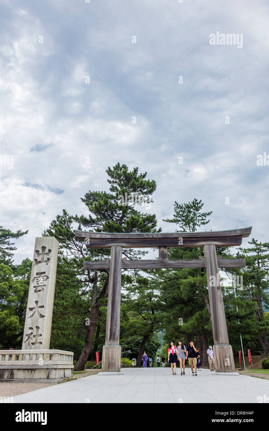 Torii des Izumo Taisha, Izumo, Präfektur Shimane, Japan Stockfoto