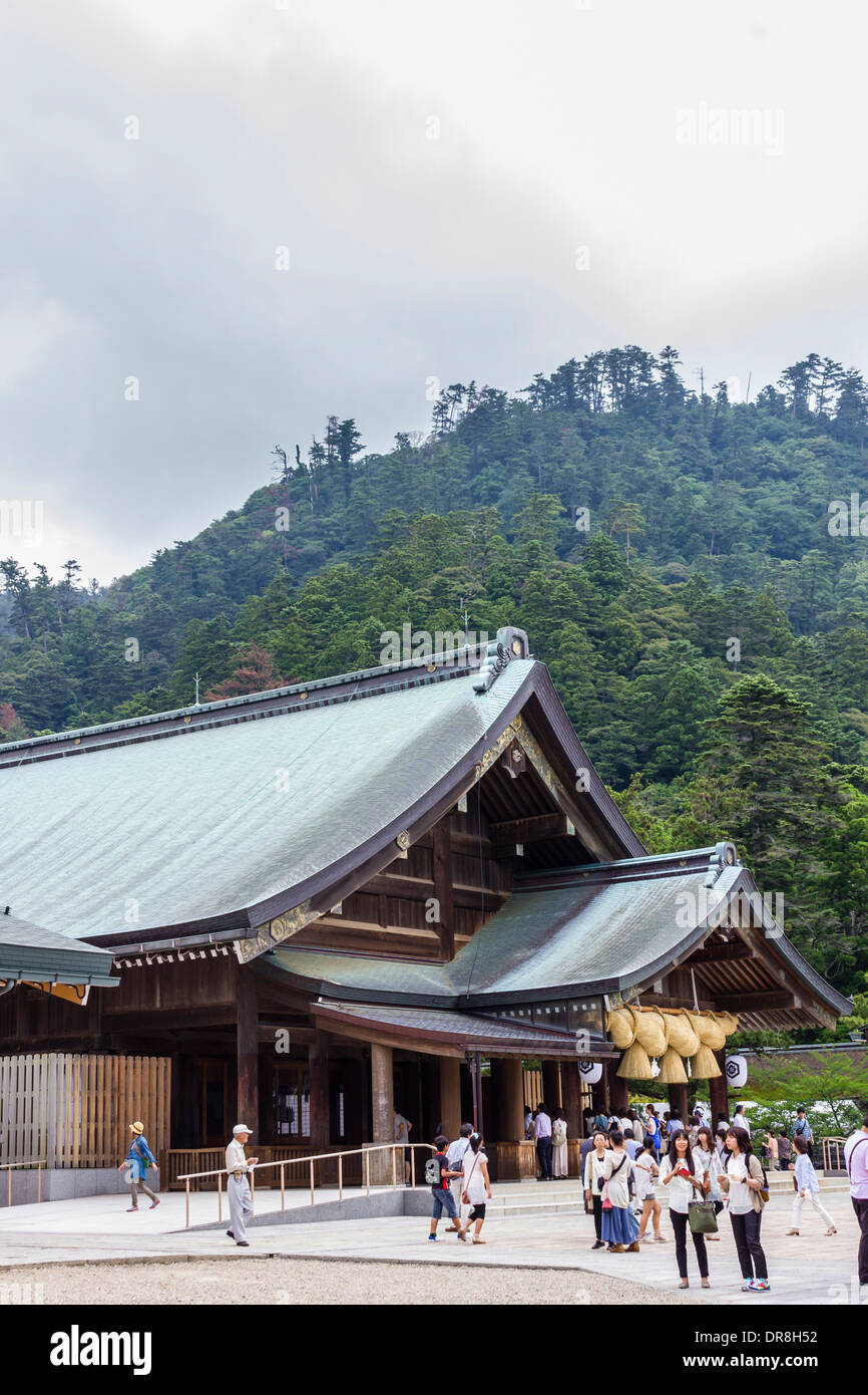 Beten Sie Hall in Izumo Taisha, Izumo, Präfektur Shimane, Japan an Stockfoto