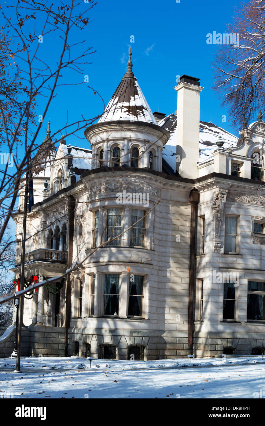 Haus des Gouverneurs in Salt Lake City. Stockfoto