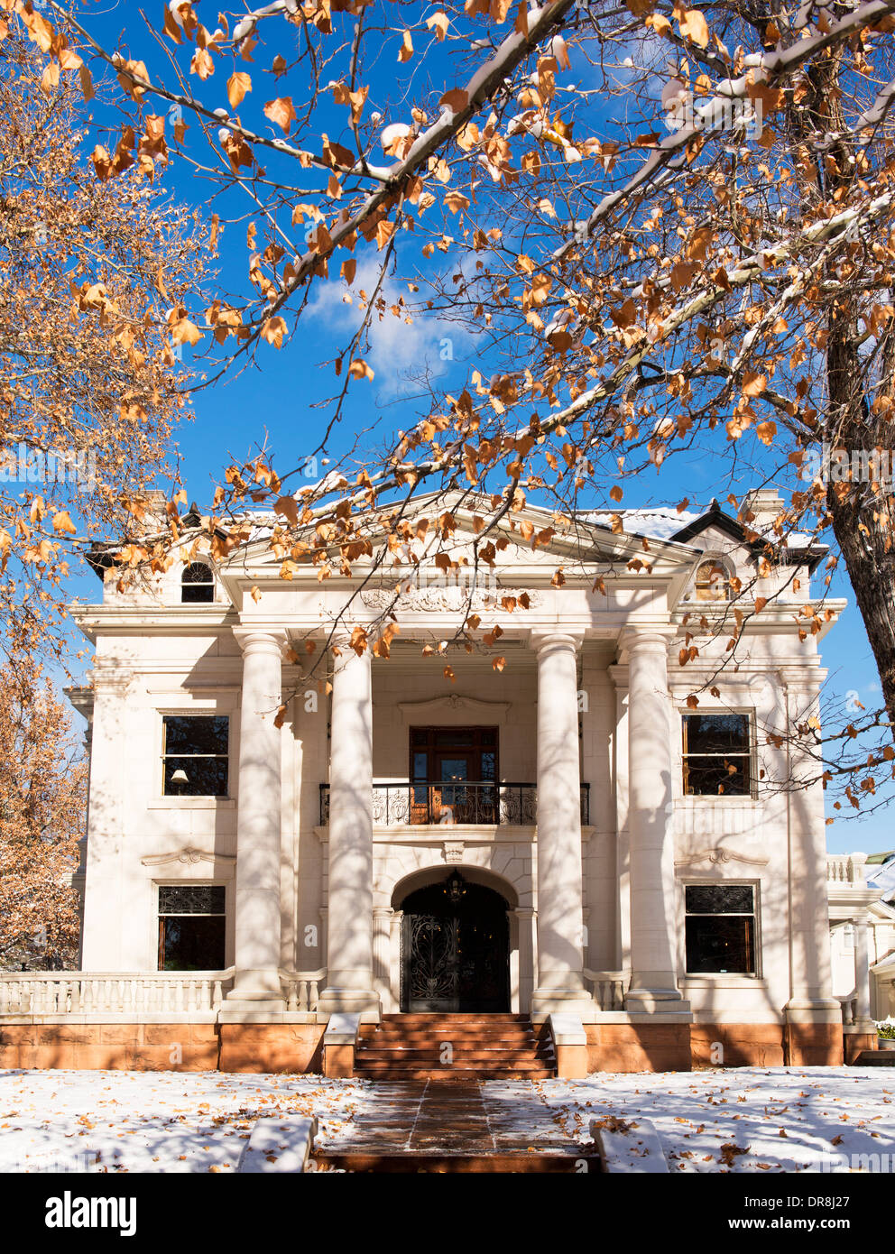 Das David Keith Herrenhaus auf E. South Temple Street. Stockfoto