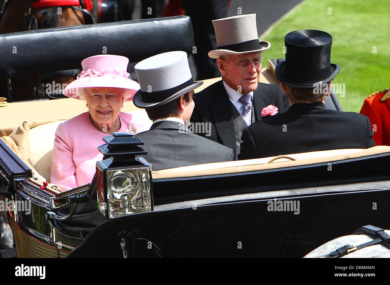 Queen Elizabeth, Prinz Philip Royal Ascot in Ascot Racecourse - Tag 2 Berkshire, England - 20.06.12 Stockfoto