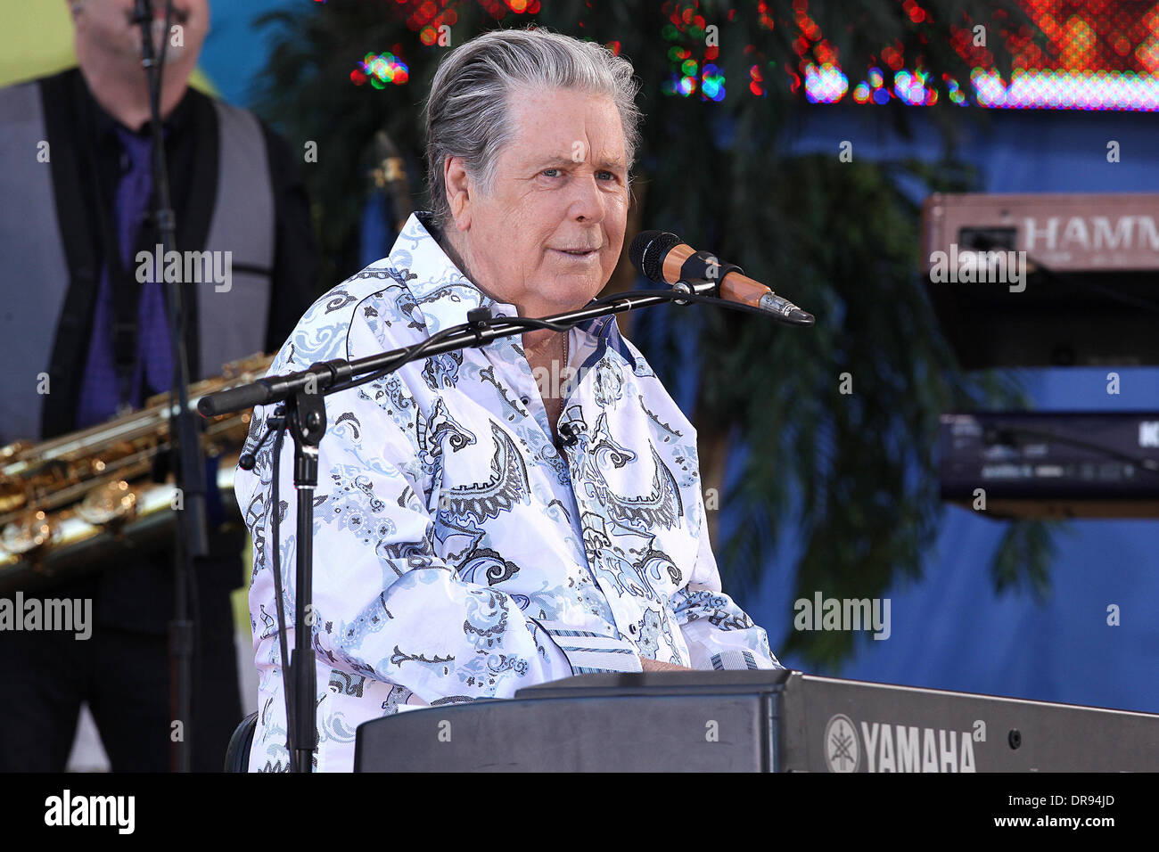 Brian Wilson The Beach Boys führen live im Central Park im Rahmen von Good Morning America Summer Concert Series New York City, USA - 15.06.12 Stockfoto