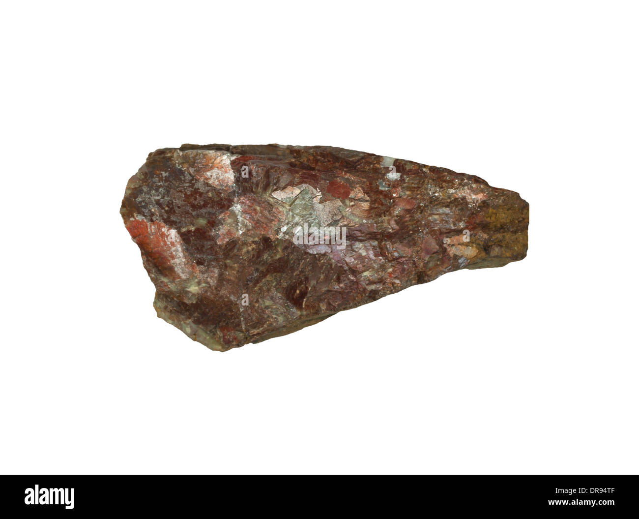 Schillernde Siderit Mineral aus Llanberis Pass N. Wales UK Stockfoto