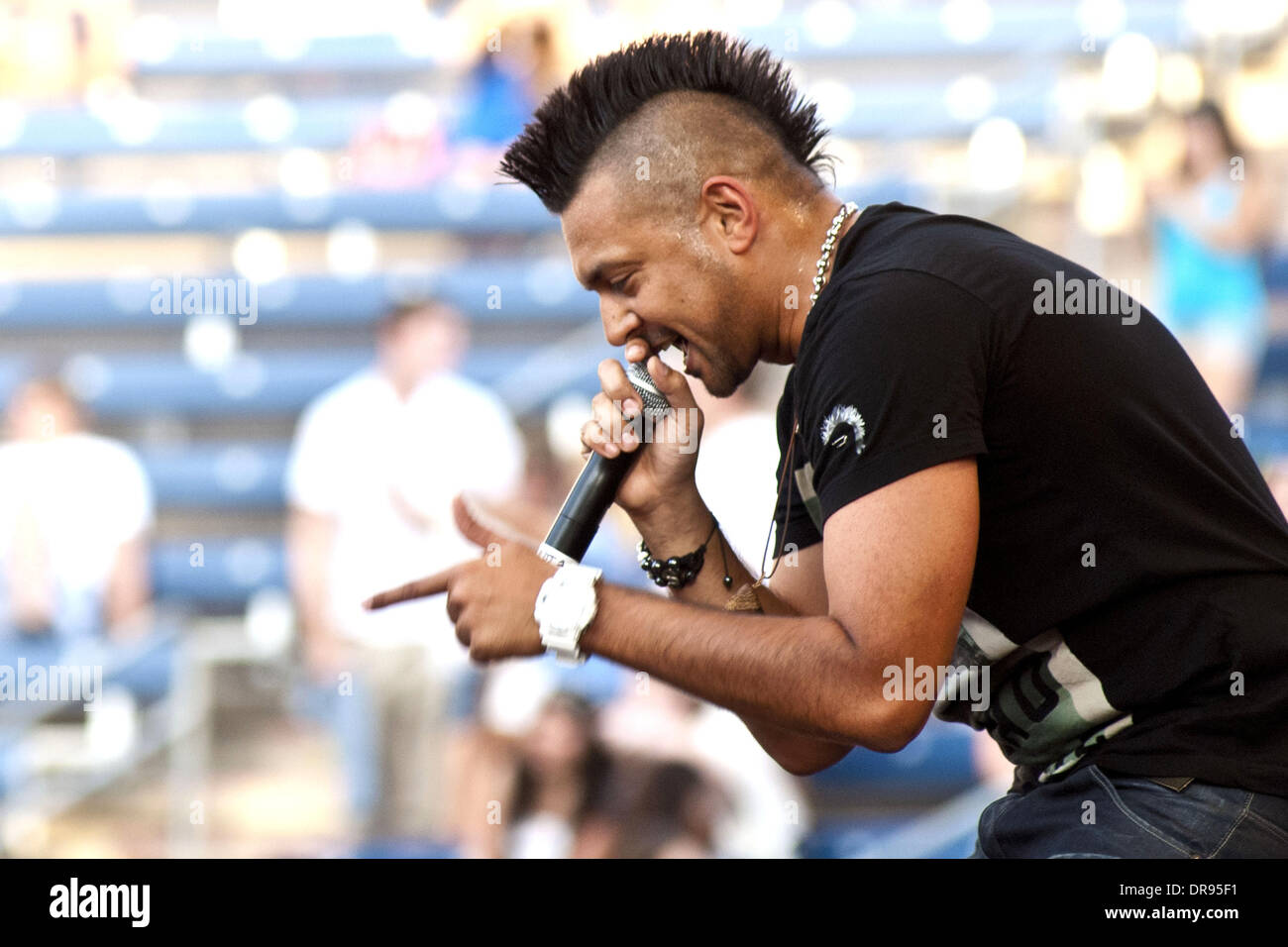 Sean Paul B96 Pepsi Summerbash statt an Toyota Park Chicago, Illinois - 16.06.12 Featuring: Sean Paul Where: Bridgeview, IL wenn: 16. Juni 2012 Stockfoto