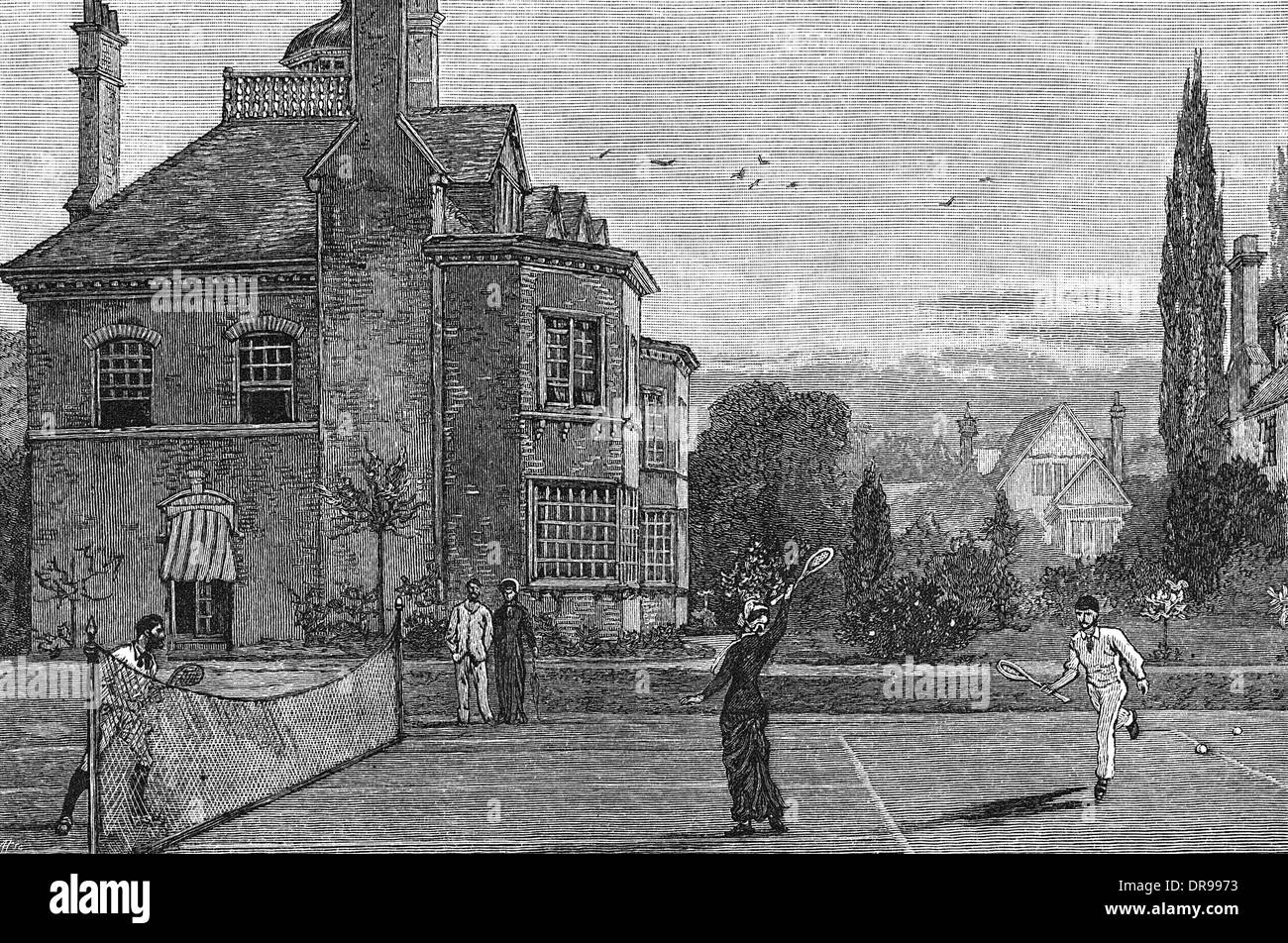 BEDFORD PARK IN LONDON Stockfoto