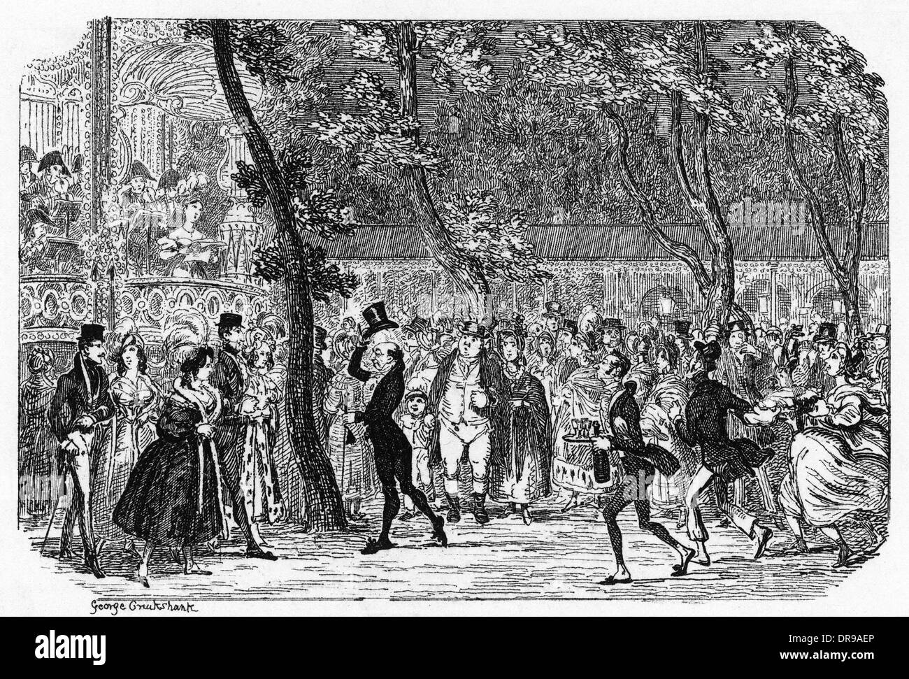 Vauxhall Gardens Stockfoto