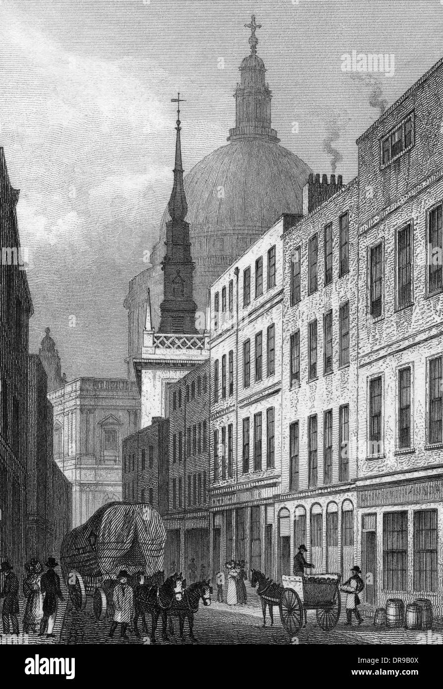 WATLING STREET LONDON Stockfoto