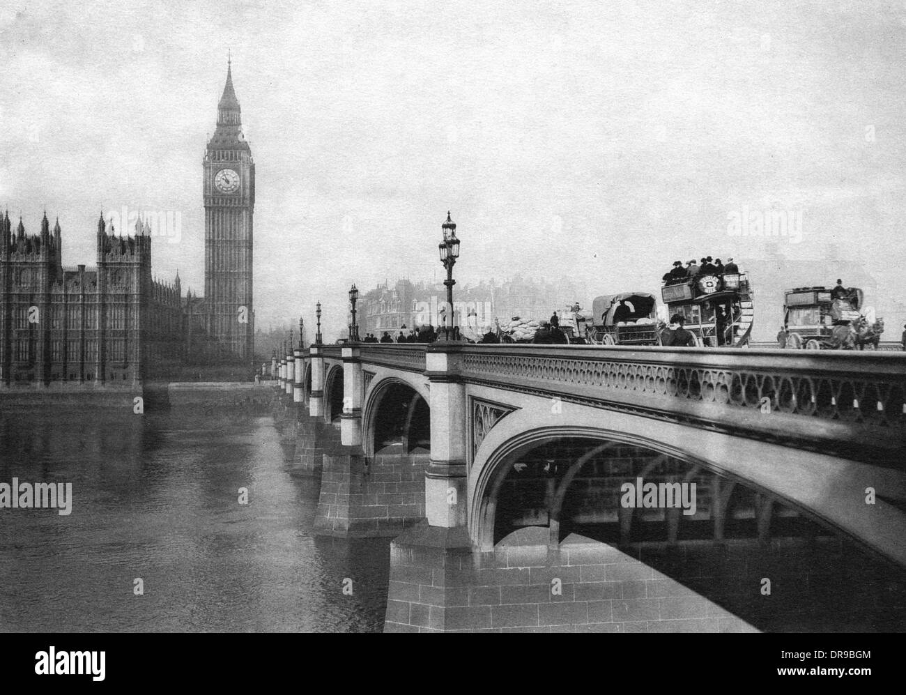 WESTMINSTER BRIDGE Stockfoto