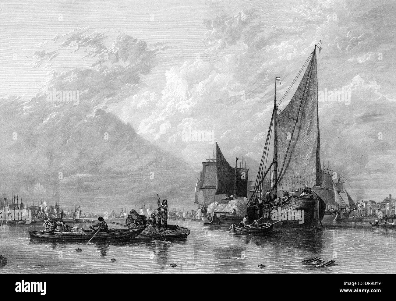 DER POOL VON LONDON Stockfoto