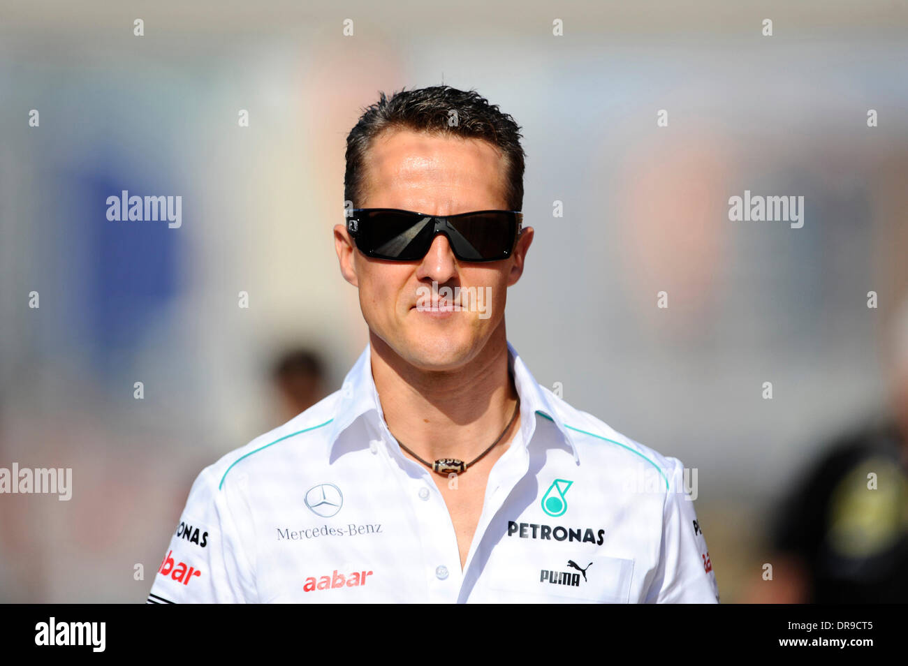 Michael Schumacher europäischen Grand Prix 2012 - Renntag - Valencia Street Circuit Valencia, Spanien - 24.06.12 Stockfoto