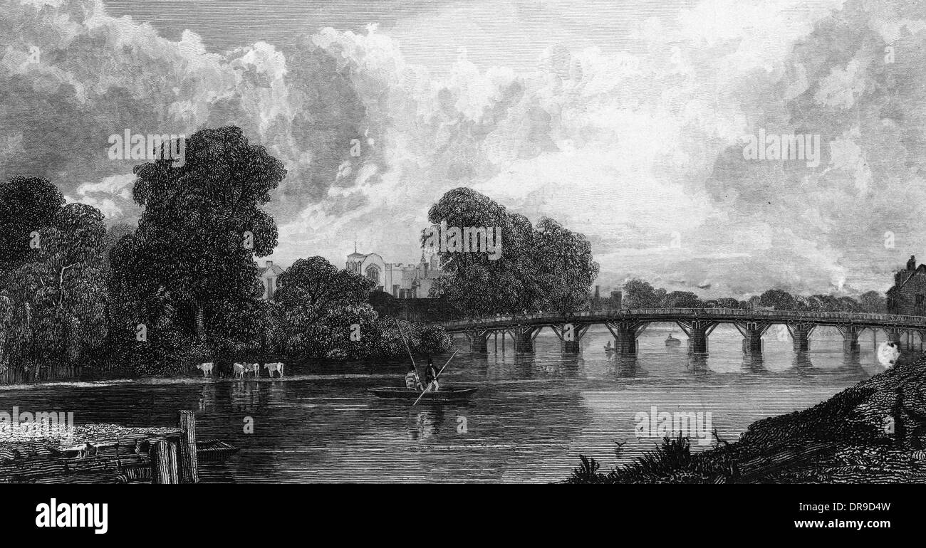 HAMPTON COURT BRIDGE Stockfoto