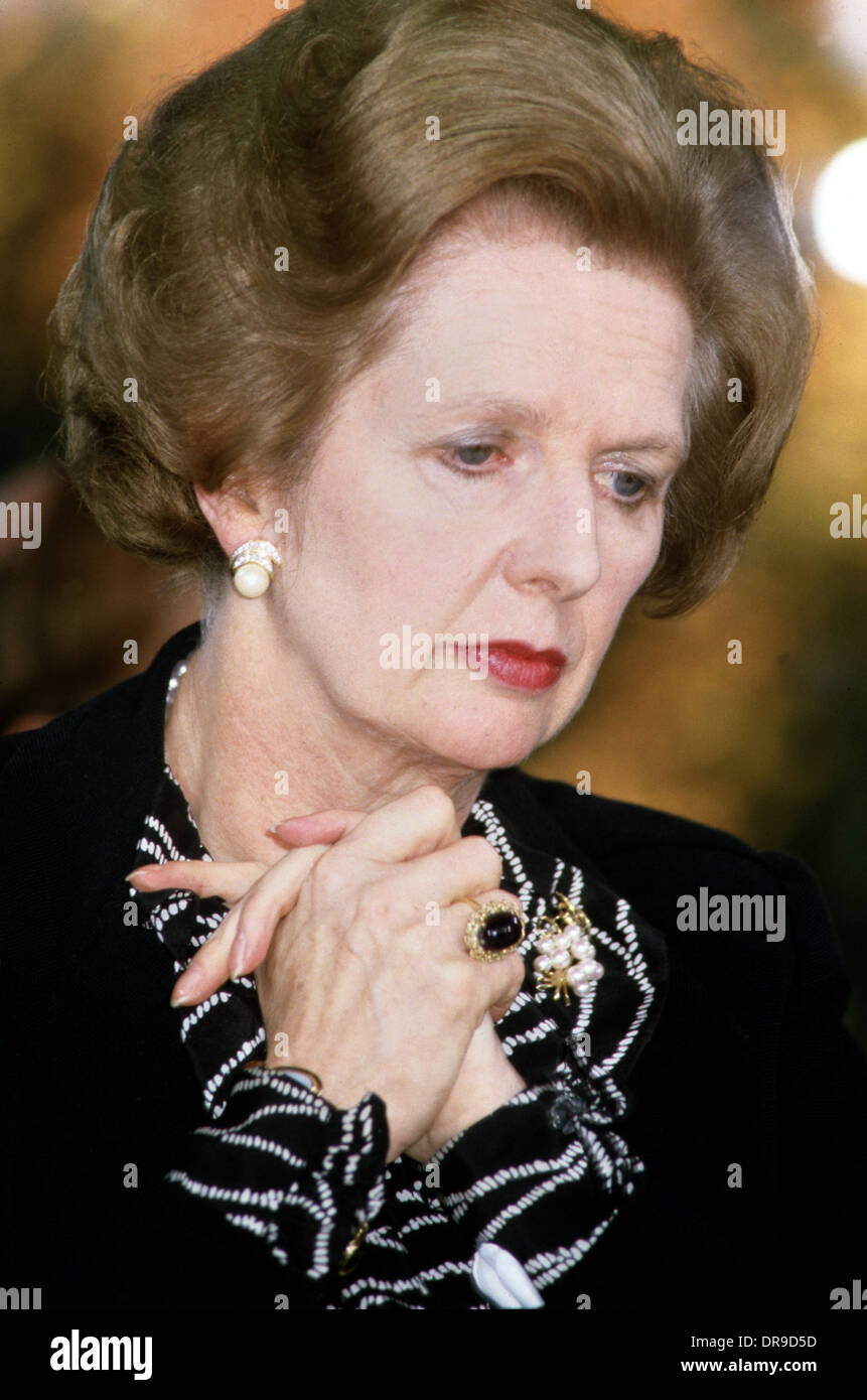 Margaret Thatcher Stockfoto
