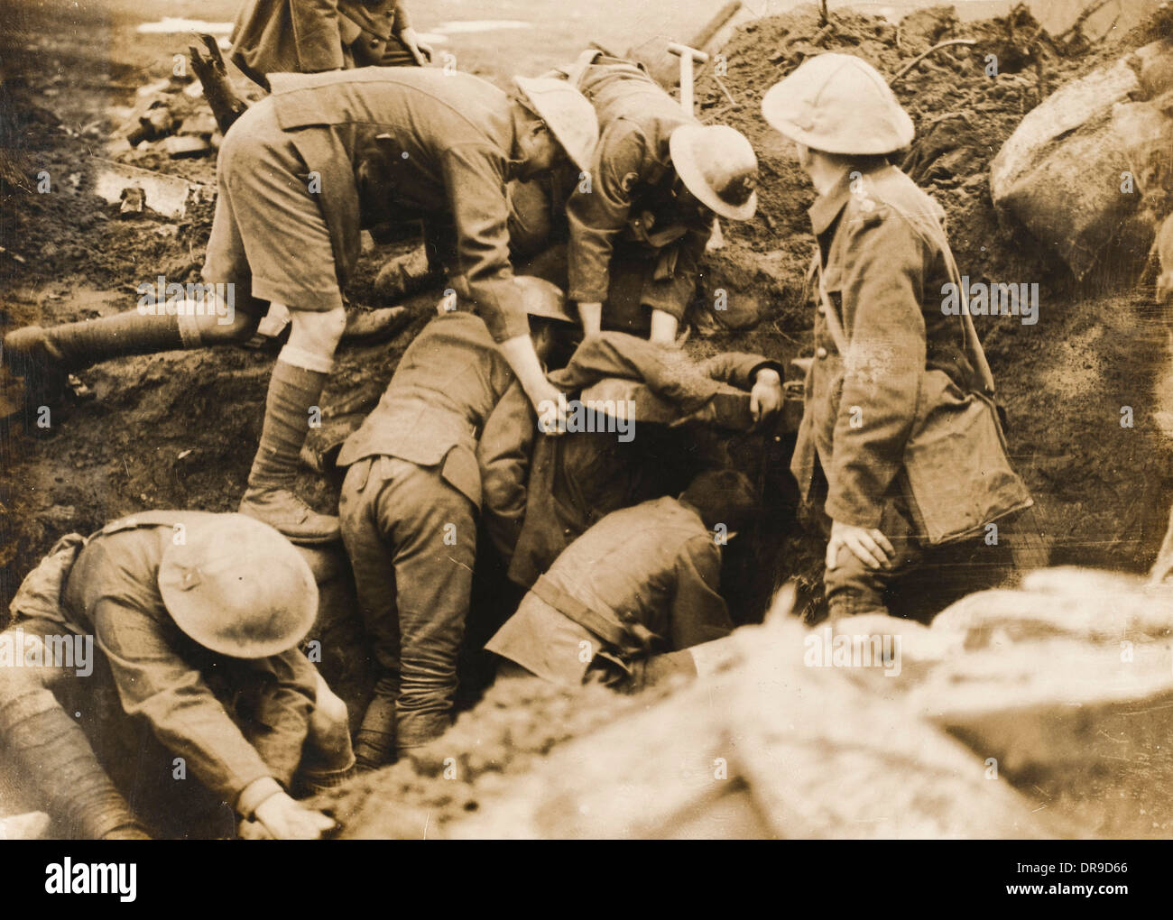 Schlacht der Menin Straße Stockfoto