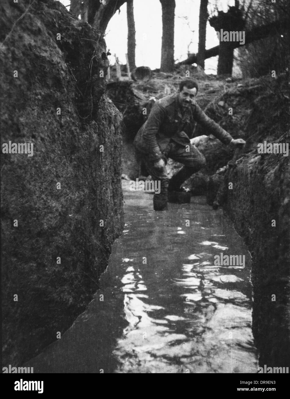 Britische Truppen in Frankreich 1915 Stockfoto