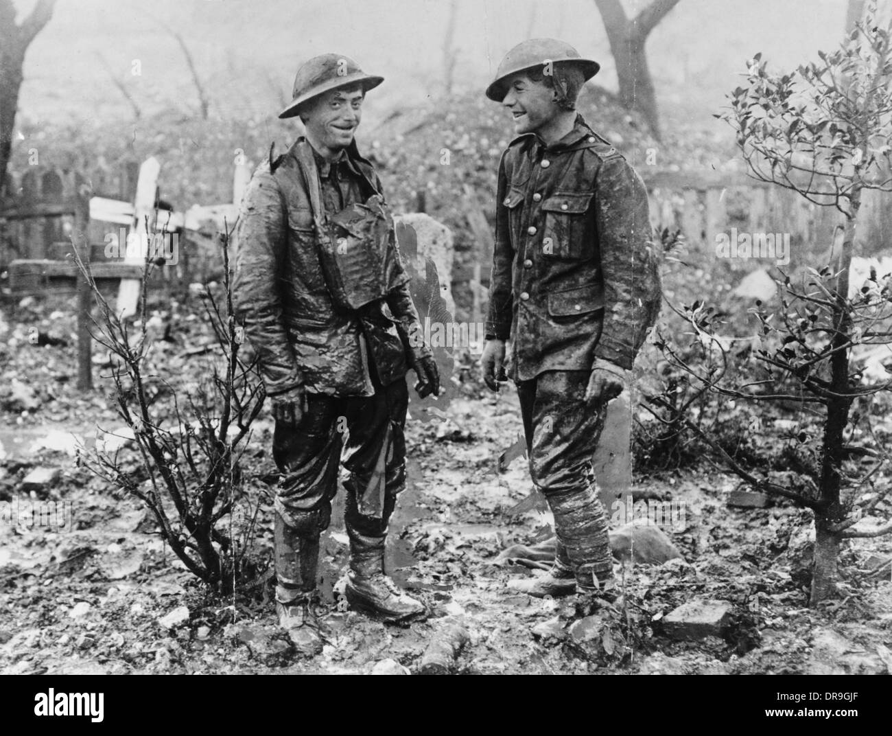 Britische Soldaten 1916 Stockfoto