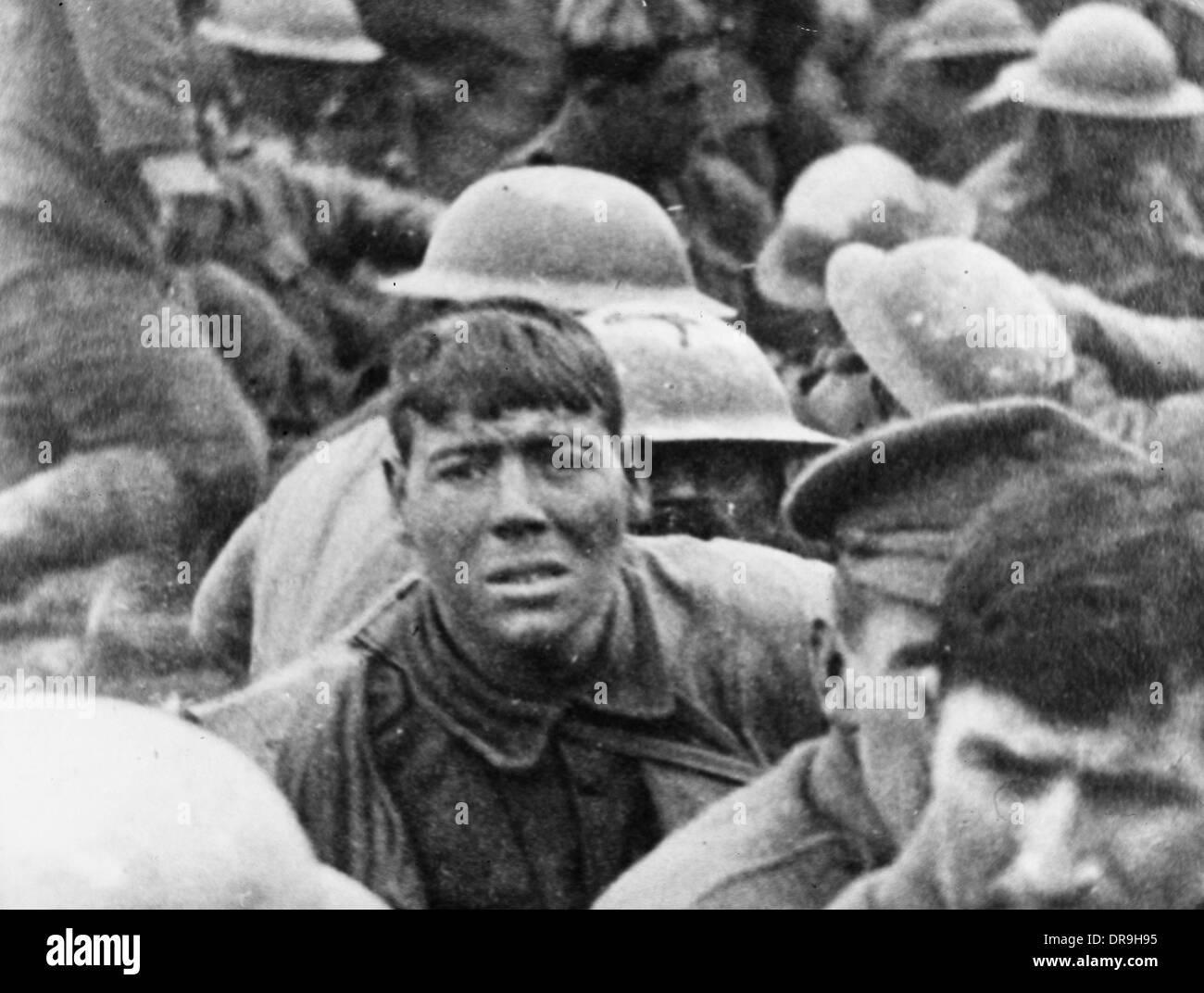 Britischen POW 1918 Stockfoto