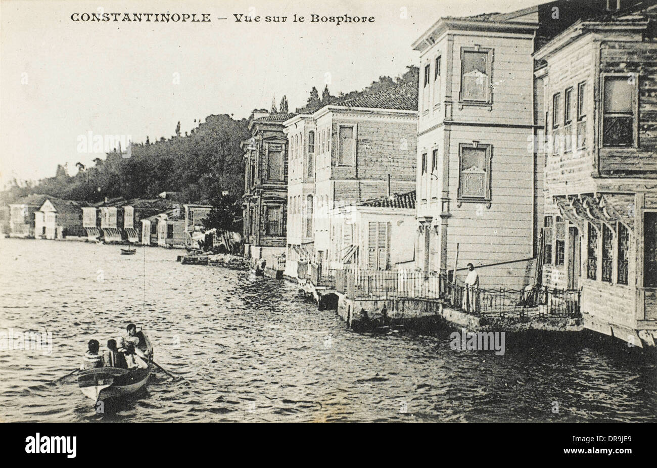 Szene am Bosporus - europäische Seite Stockfoto