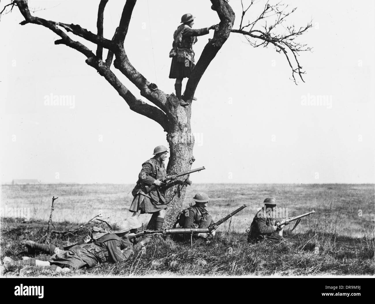 Aktionen der Somme Grenzübergänge 1918 Stockfoto