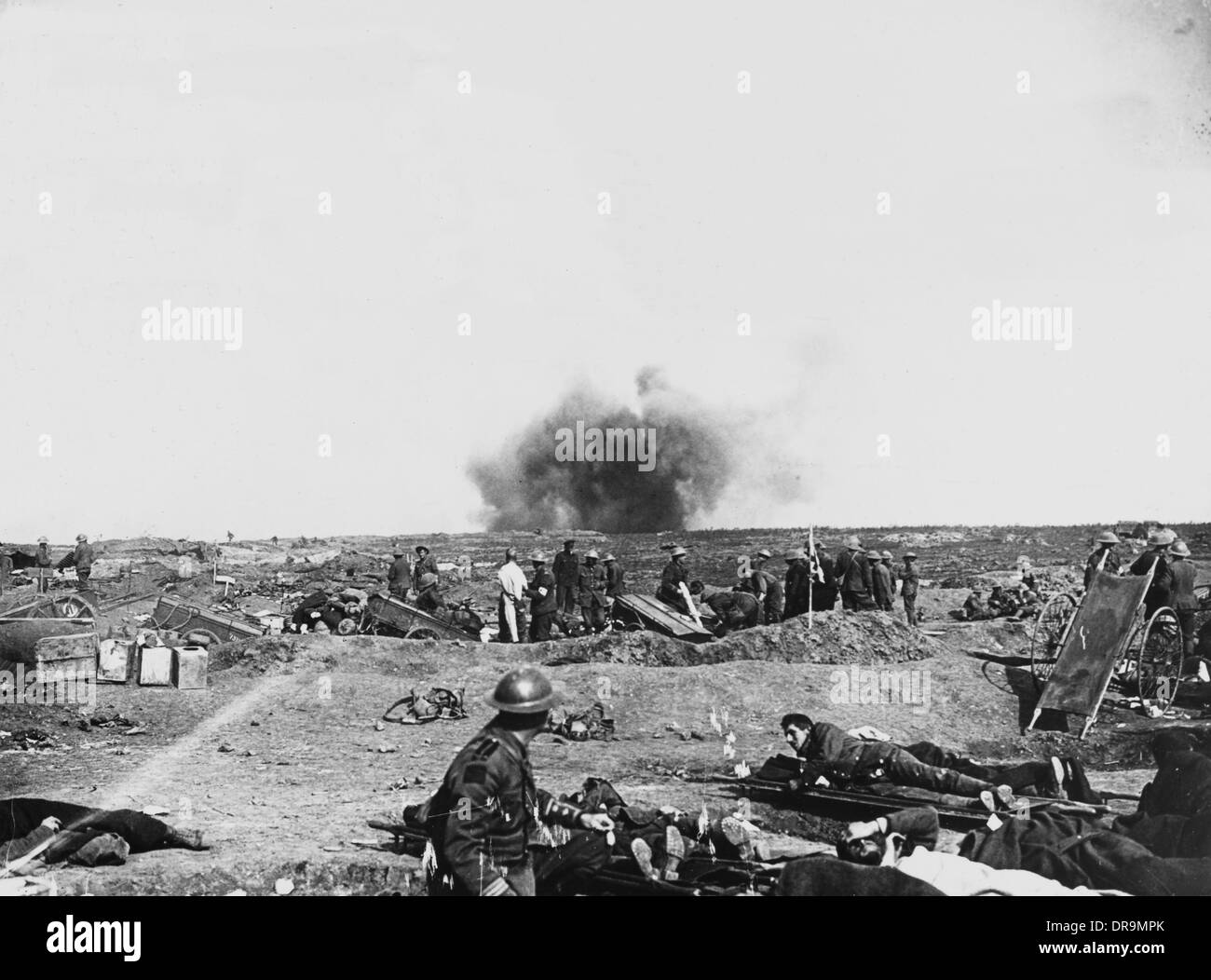 Courcelette 1916 Stockfoto
