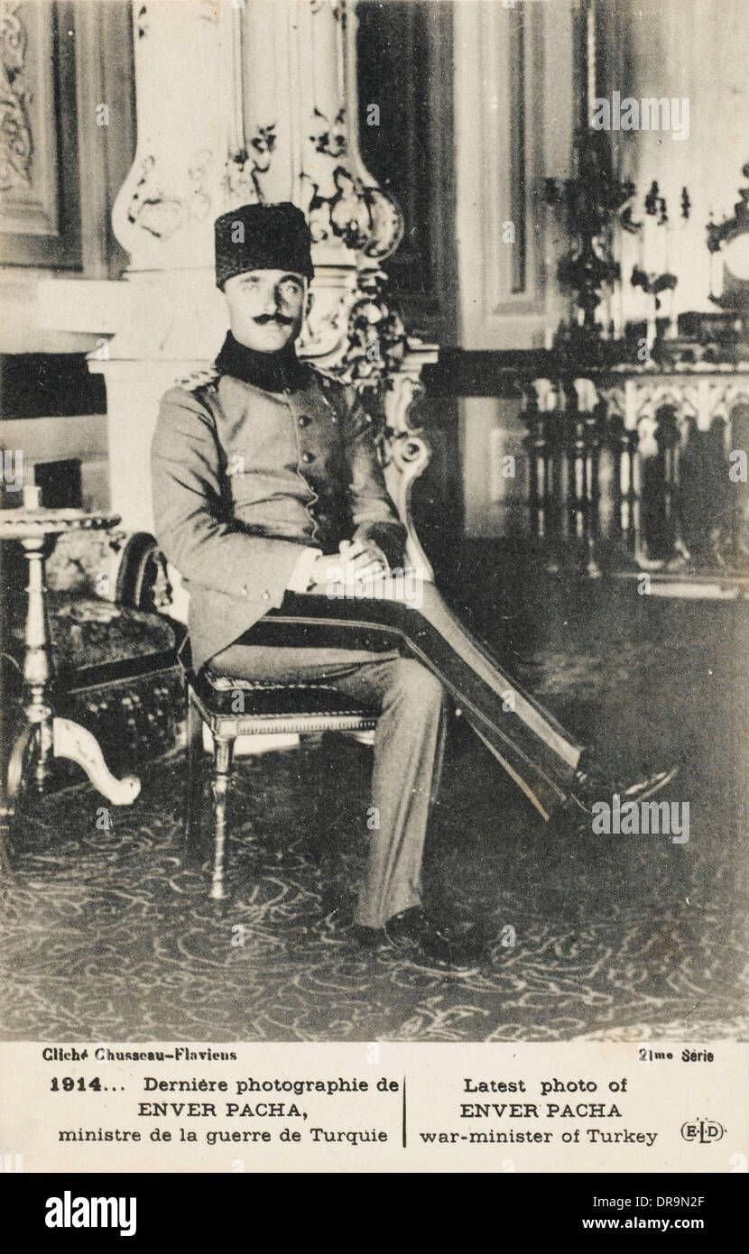 Enver Pascha (1881-1922) Stockfoto