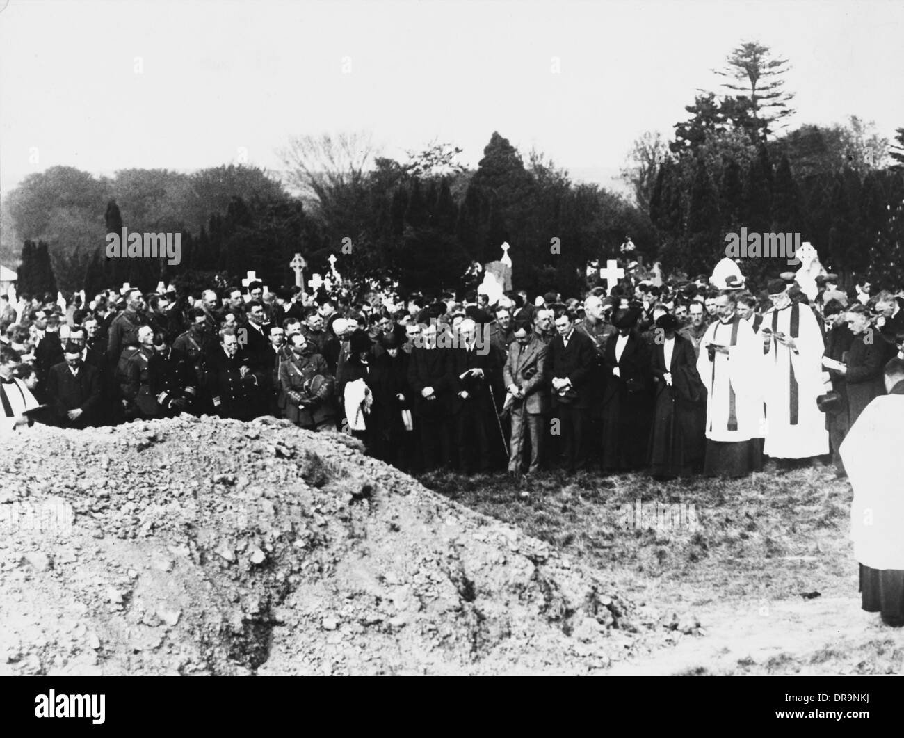 Trauerfeier für die Opfer des ersten Weltkrieges Stockfoto