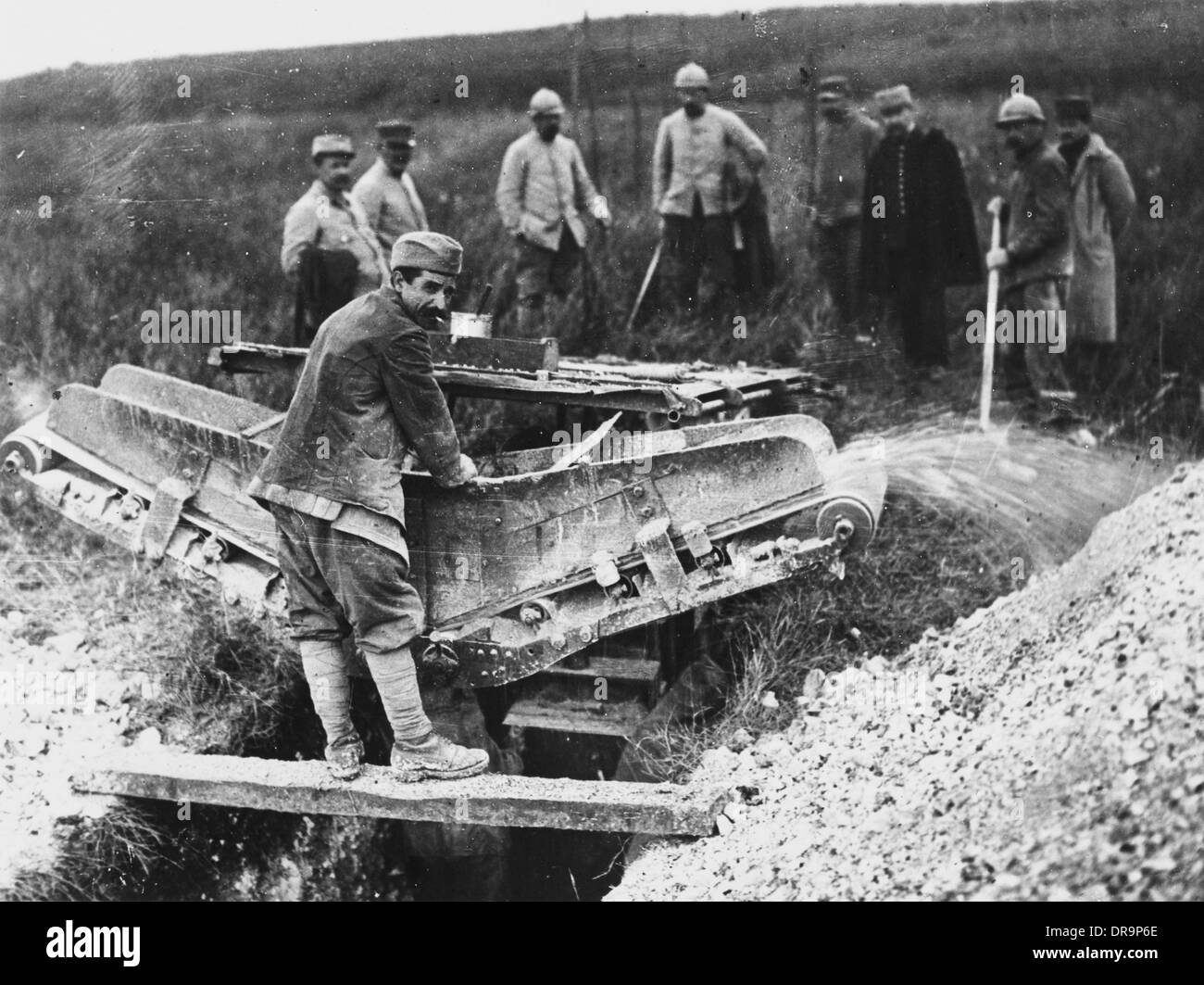 Graben Graben 1916 Stockfoto