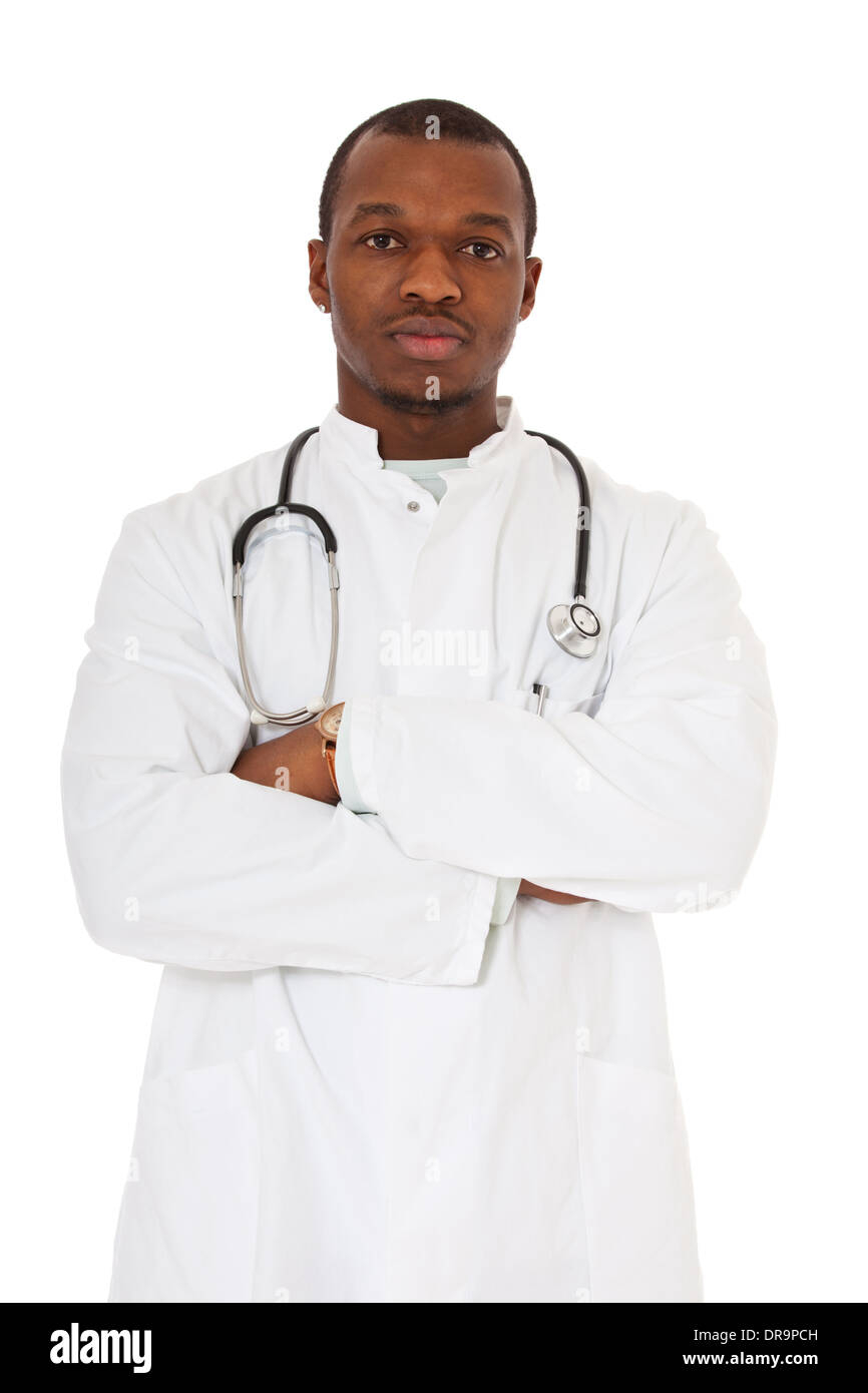Schwarzen Medizinstudent Stockfoto