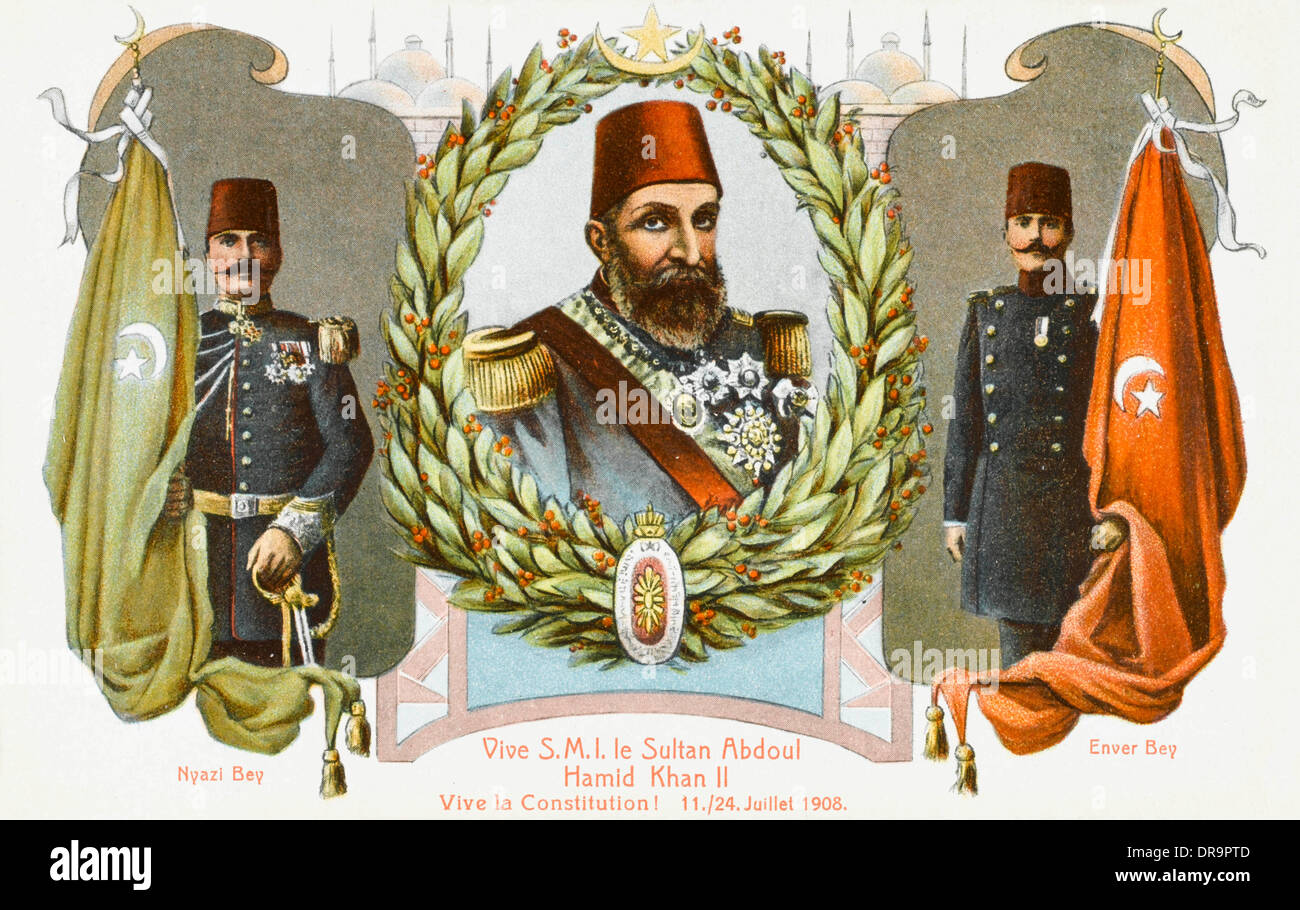 Sultan Abdul Hamid II der Türkei - Verfassung Stockfoto