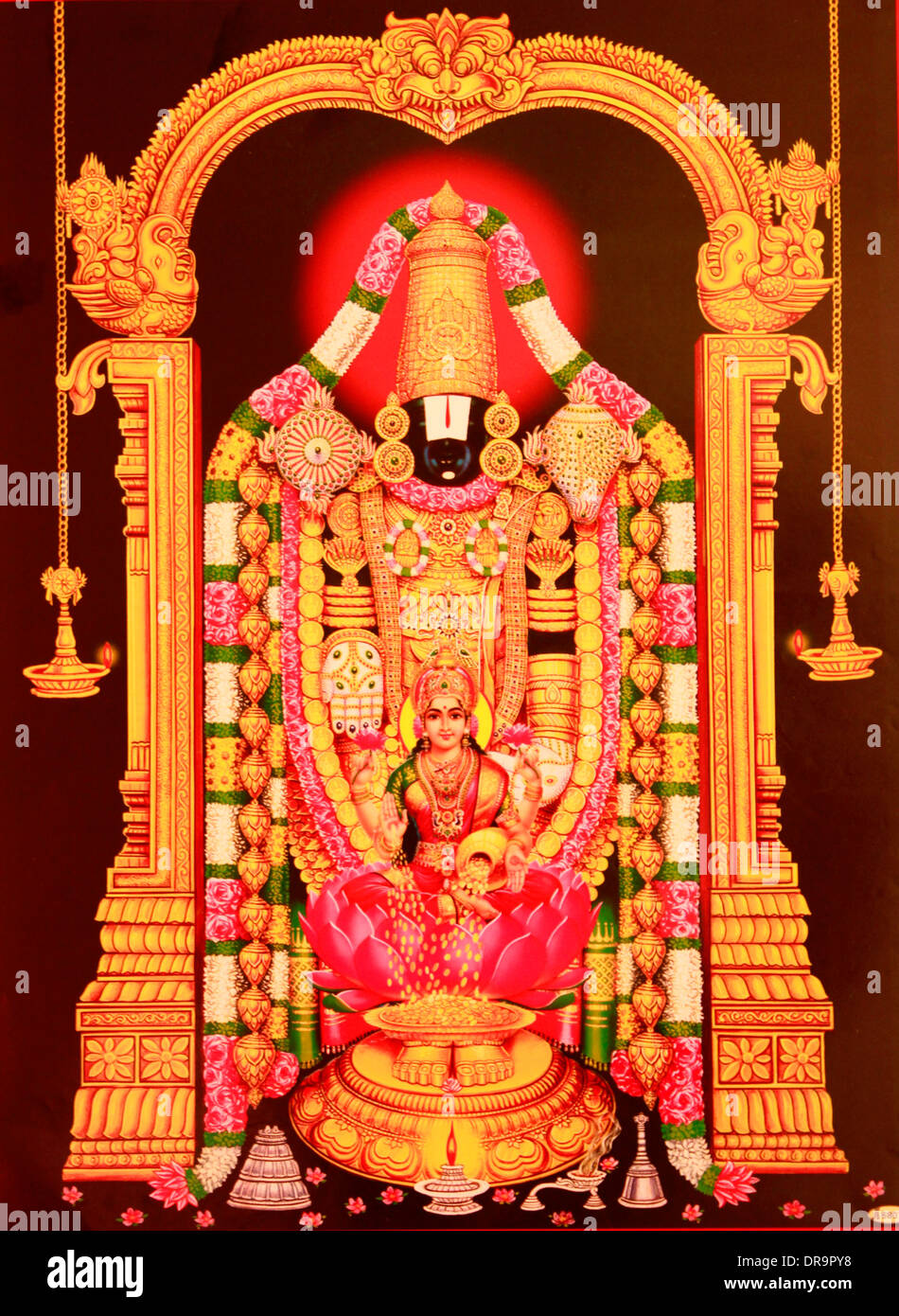 Lord Venkateswara Stockfoto