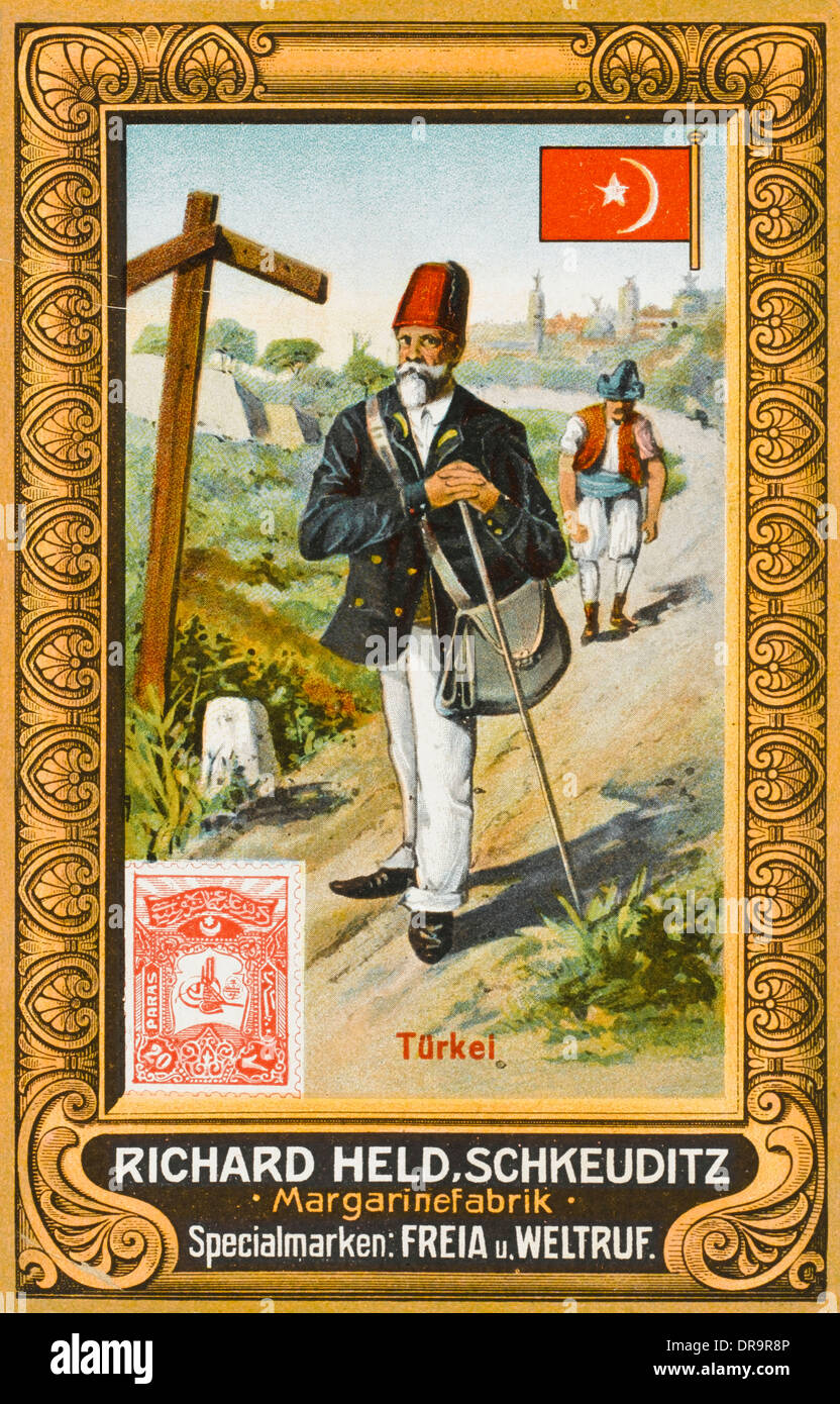 Türkische Briefträger Stockfoto