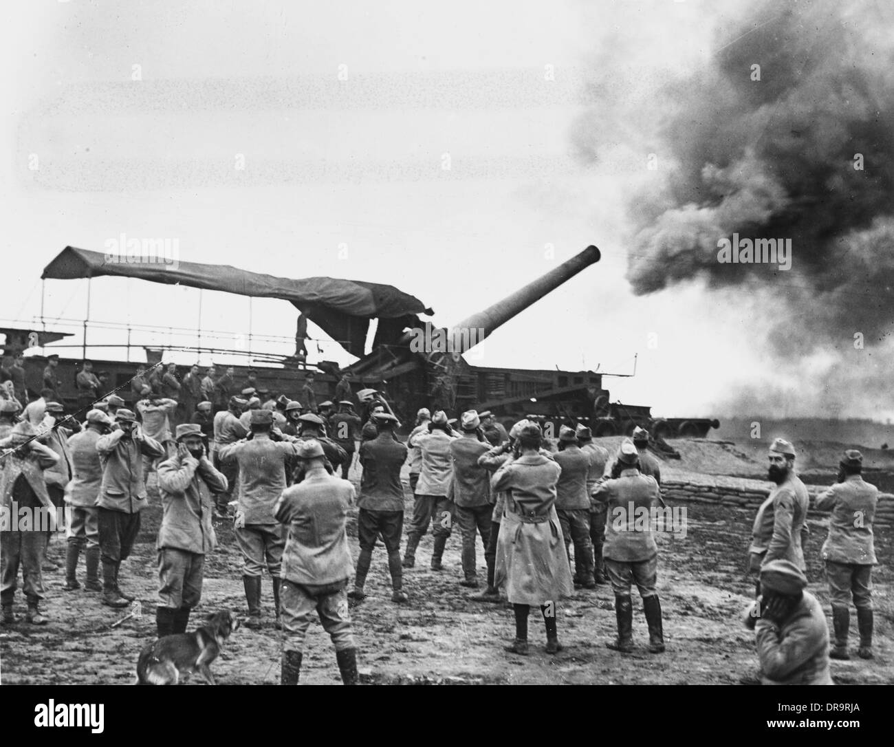 Französische Front 1916 Stockfoto