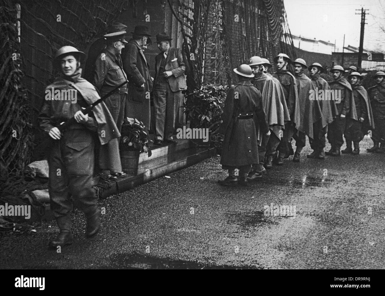 British Home Guard Zweiter Weltkrieg Stockfoto