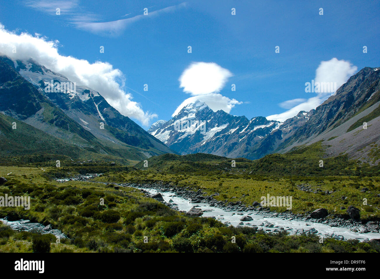 Mt. Cook, Neuseeland Stockfoto