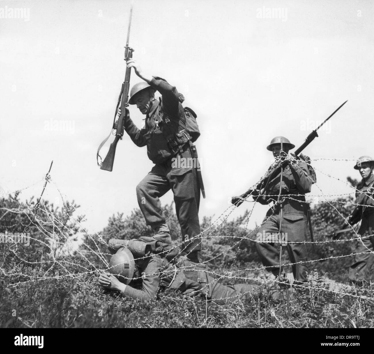 D-Day-Proben Stockfoto