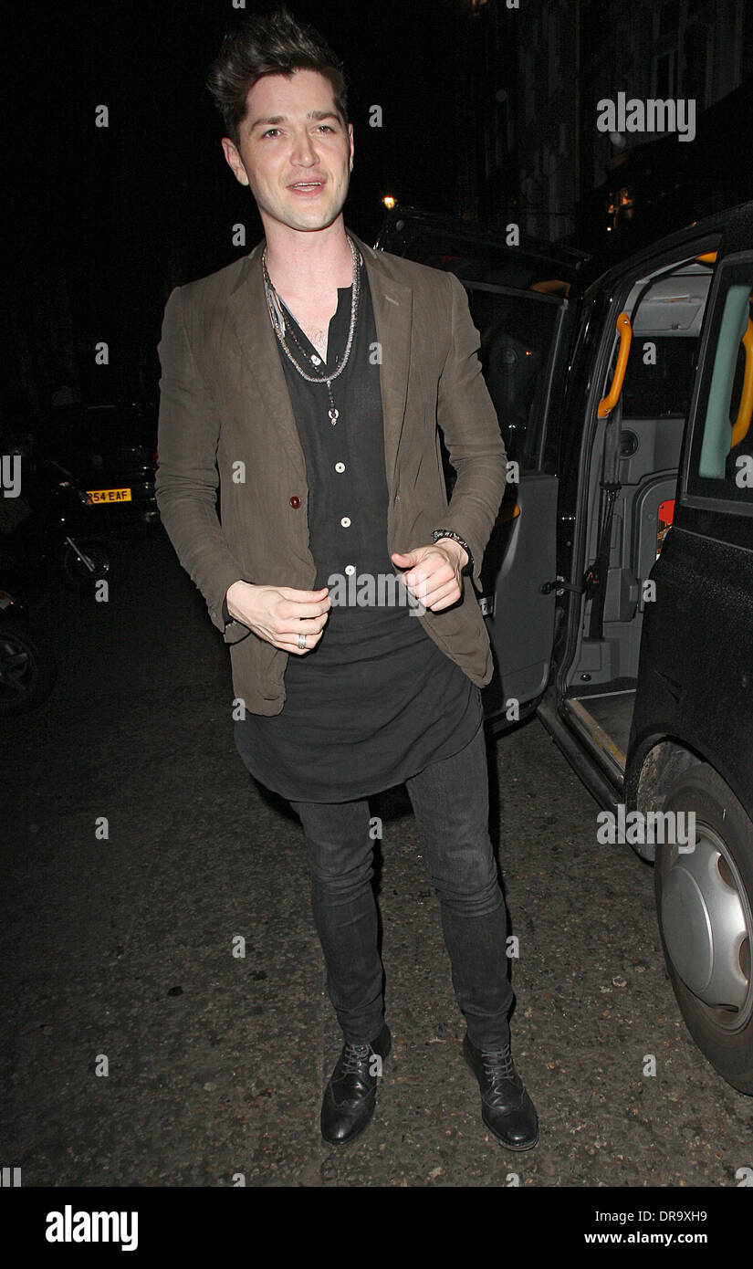 Danny O'Donoghue an Groucho Club London, England - 28.06.12 Stockfoto