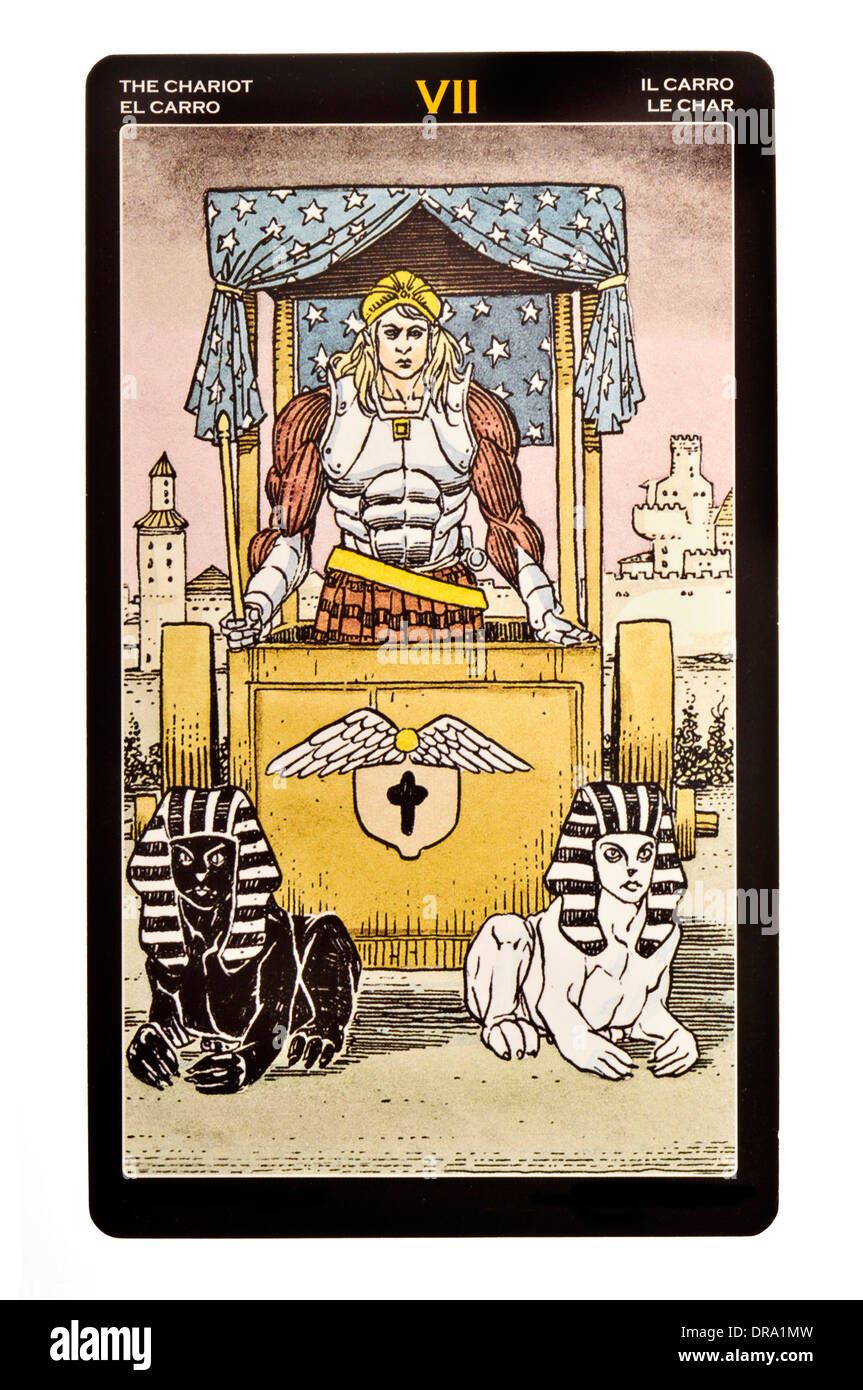 Chariot Tarot Card Stockfotos Chariot Tarot Card Bilder Alamy