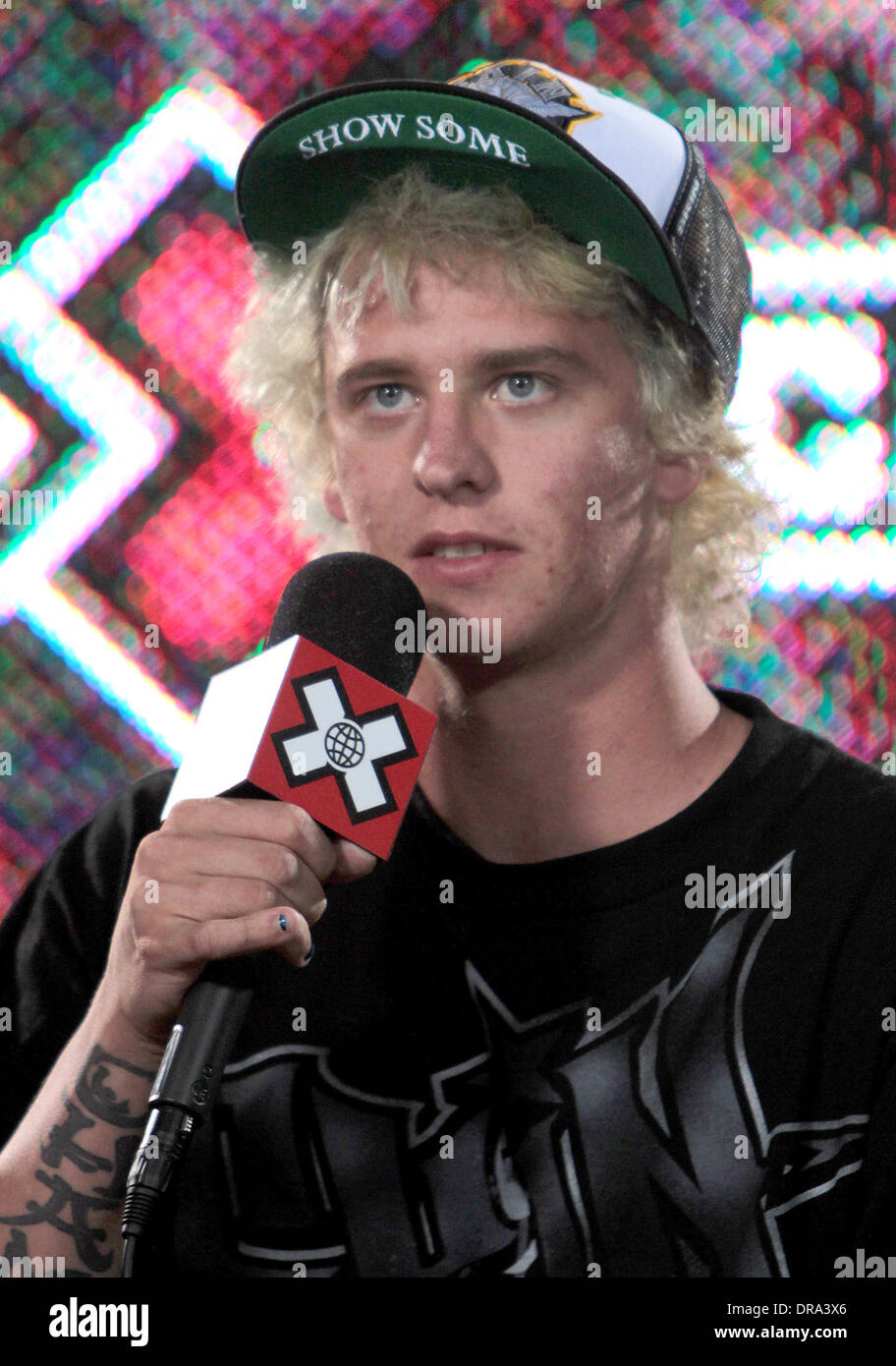 Adam Taylor Teilnahme an X-Games in Downtown LA Los Angeles, Kalifornien - 29.06.12 Stockfoto