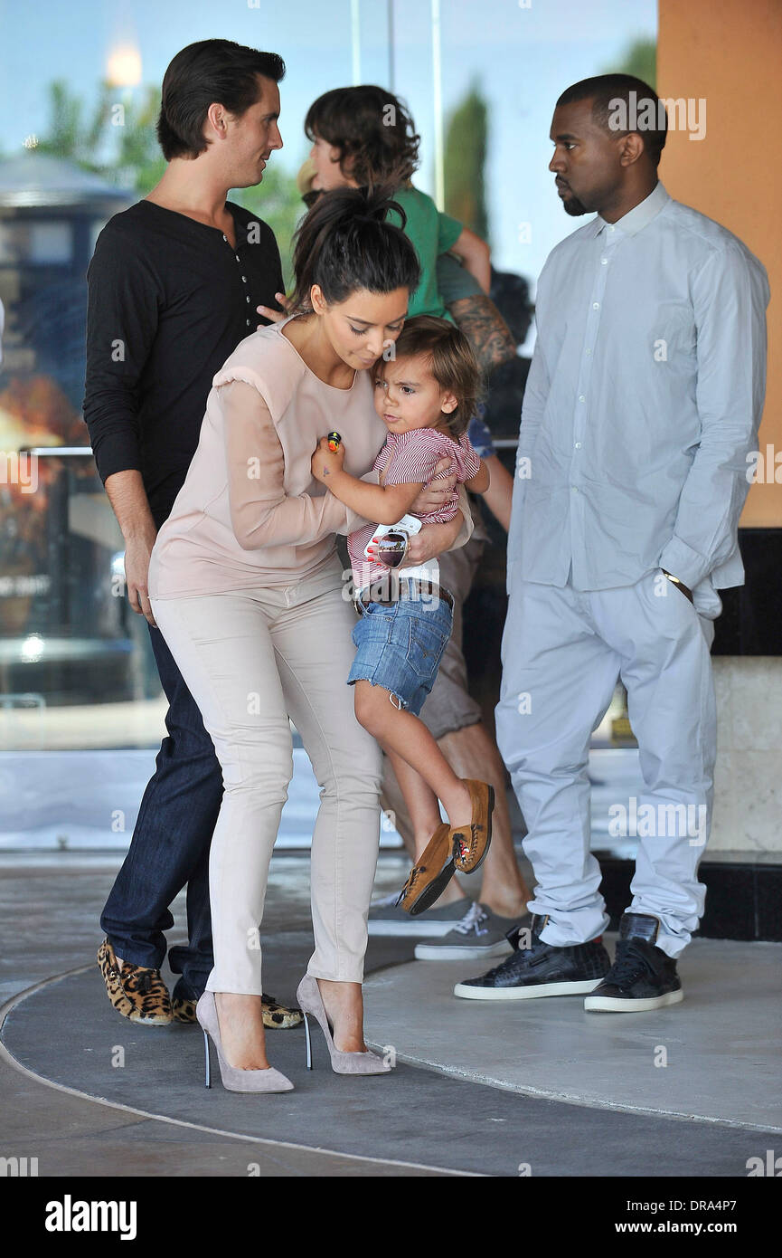 Kanye West And Mason Disick Stockfotos Und Bilder Kaufen Alamy