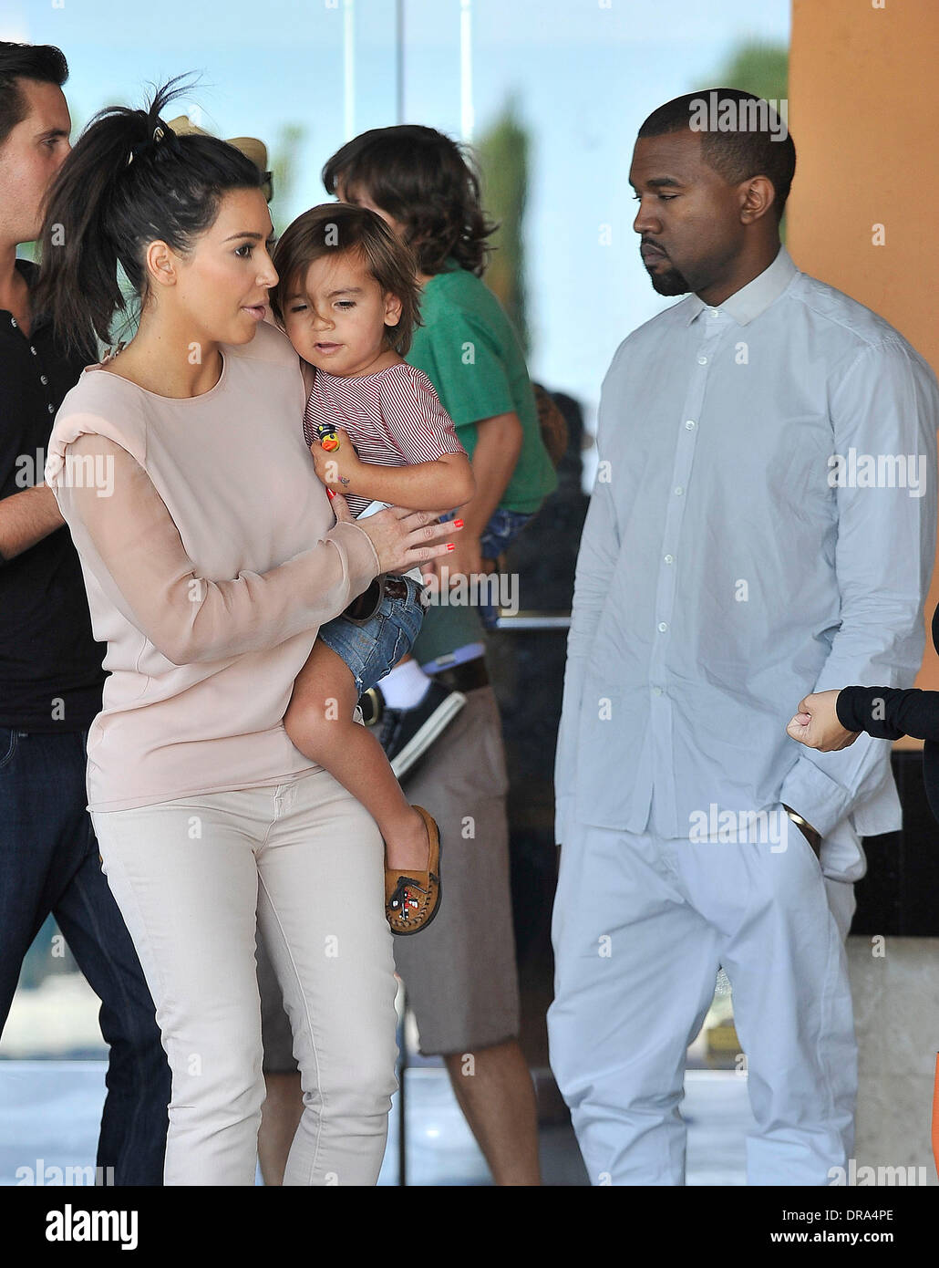 Kanye West And Mason Disick Stockfotos Und Bilder Kaufen Alamy