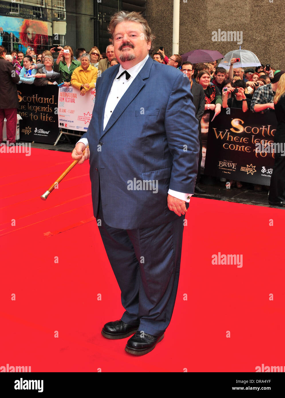 Robbie Coltrane Edinburgh International Film Festival 2012 Mutig Premiere Edinburgh Schottland 30 06 12 Stockfotografie Alamy