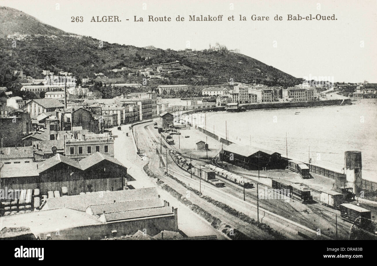 Algier - Bahnhof am Bab el-Oued Stockfoto