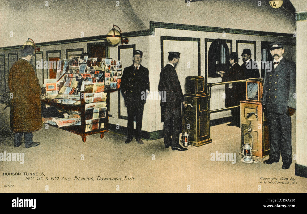 New Yorker U-Bahn Stockfoto