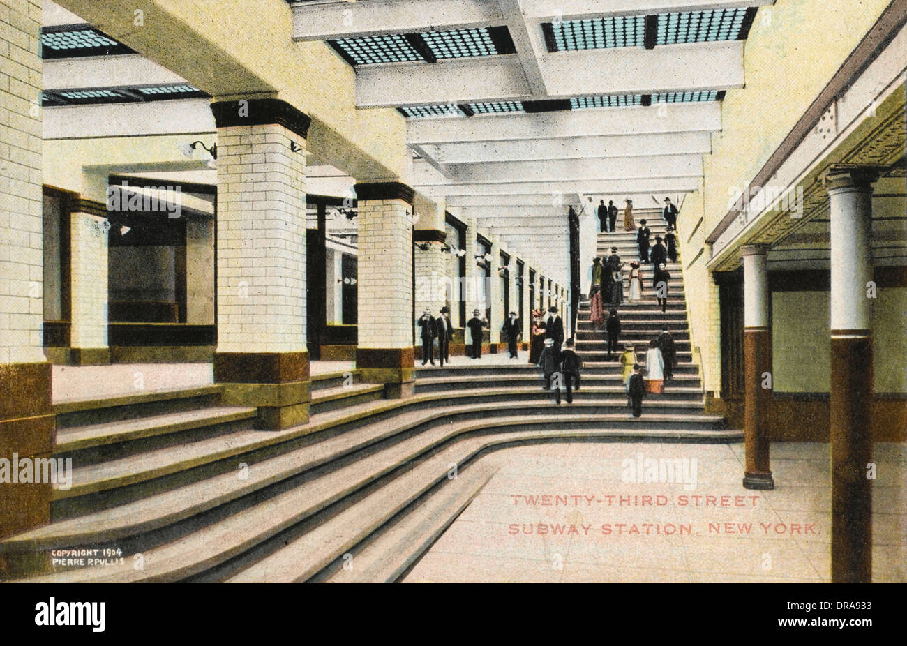 New Yorker U-Bahn Stockfoto