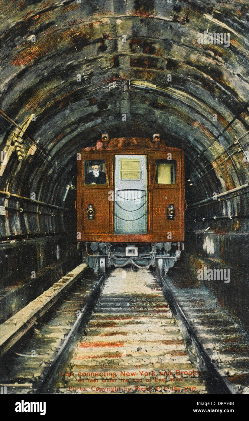 New Yorker U-Bahn Stockfoto