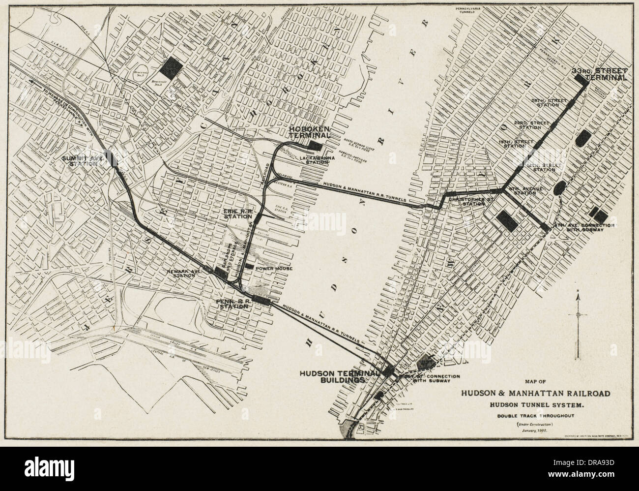 New Yorker U-Bahn Stockfoto