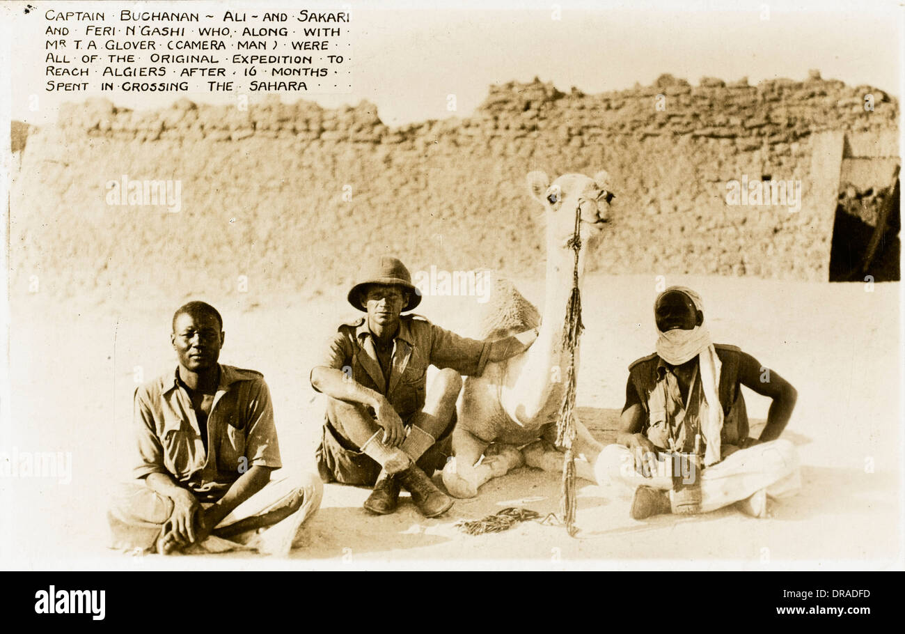 Mali - Team, die Sahara in 16 Monaten überschritten Stockfoto