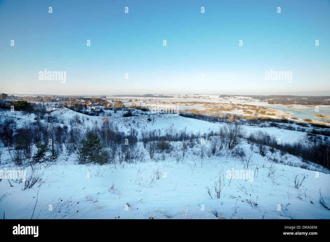 Winterlandschaft Stockfoto