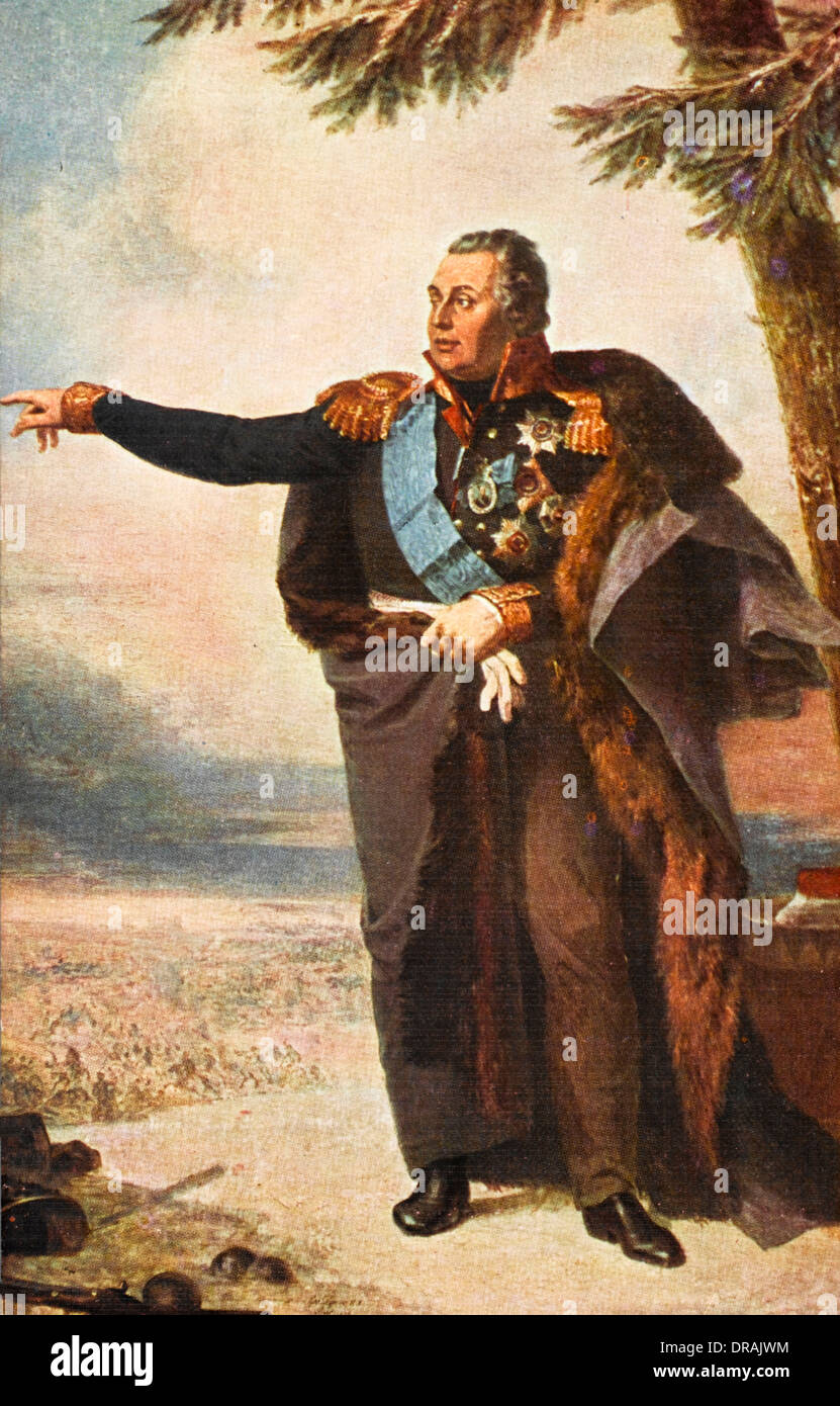 Fürst Michail Kutusow Stockfoto